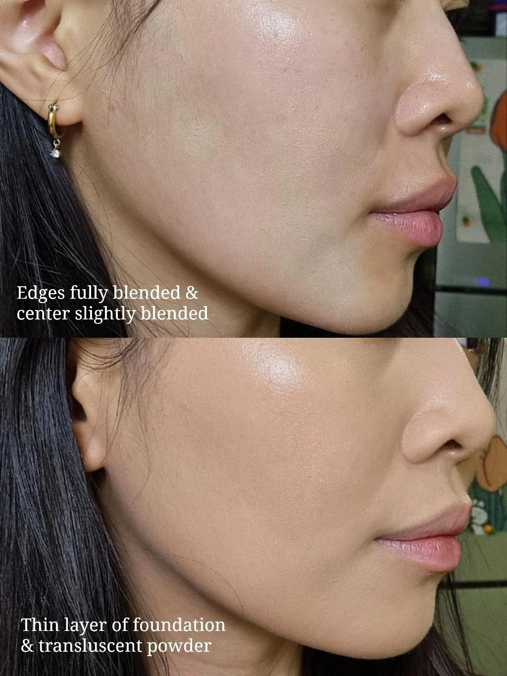 The Saem Cover Tip Concealer before after